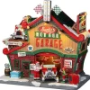 Lemax Village Collection Santa's Hot Rod Garage, With 4.5V Adaptor #25863