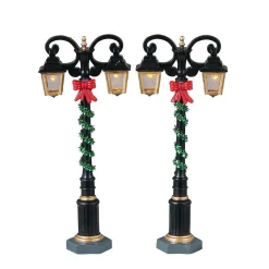 Lemax Village Collection Splendid Lights, Set Of 2, Battery Operated (4.5V) #34090