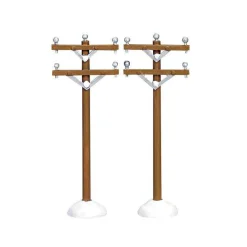 Lemax Village Collection Telephone Poles, Set Of 2 #64461