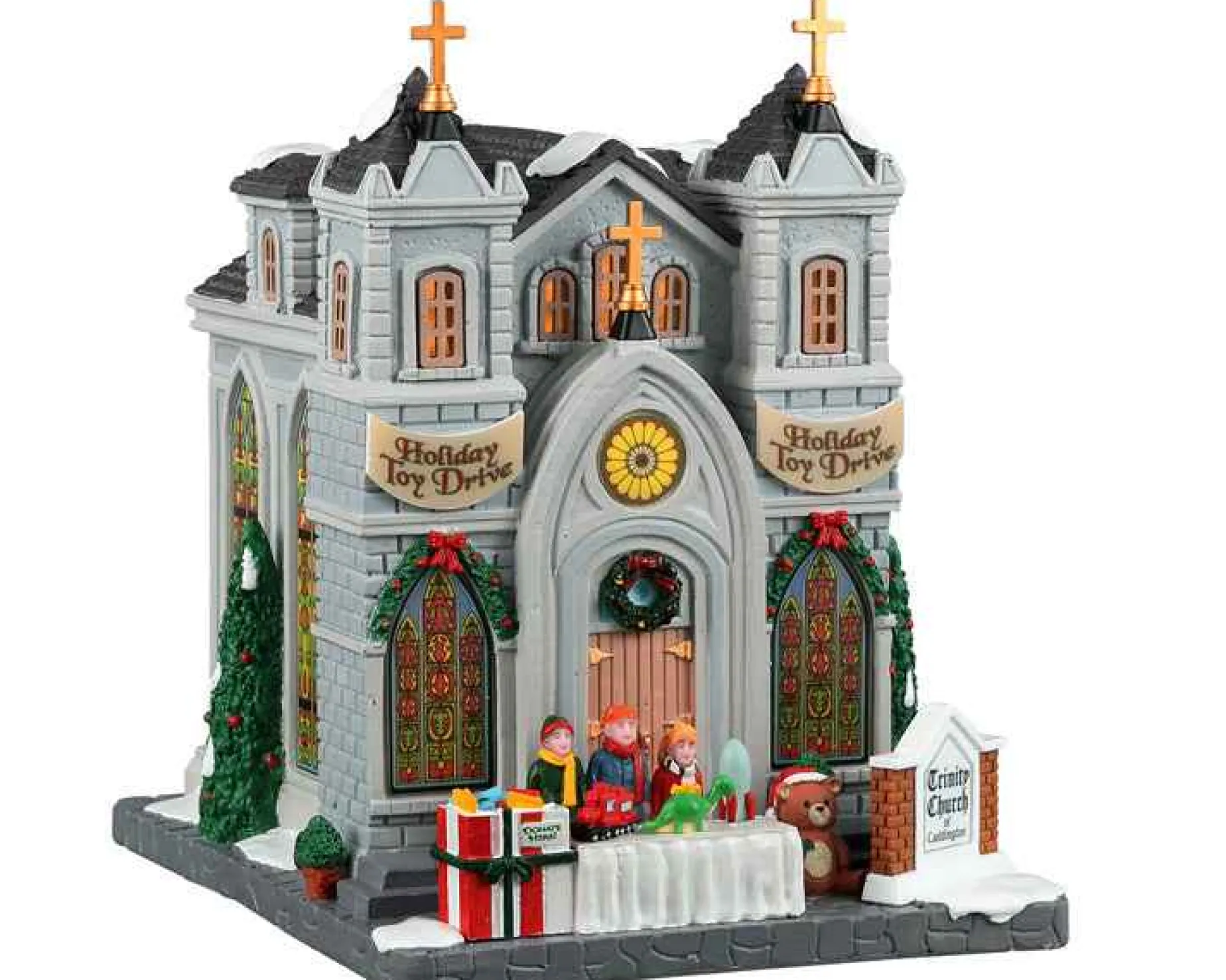 Lemax Village Collection Trinity Church Of Caddington #25884