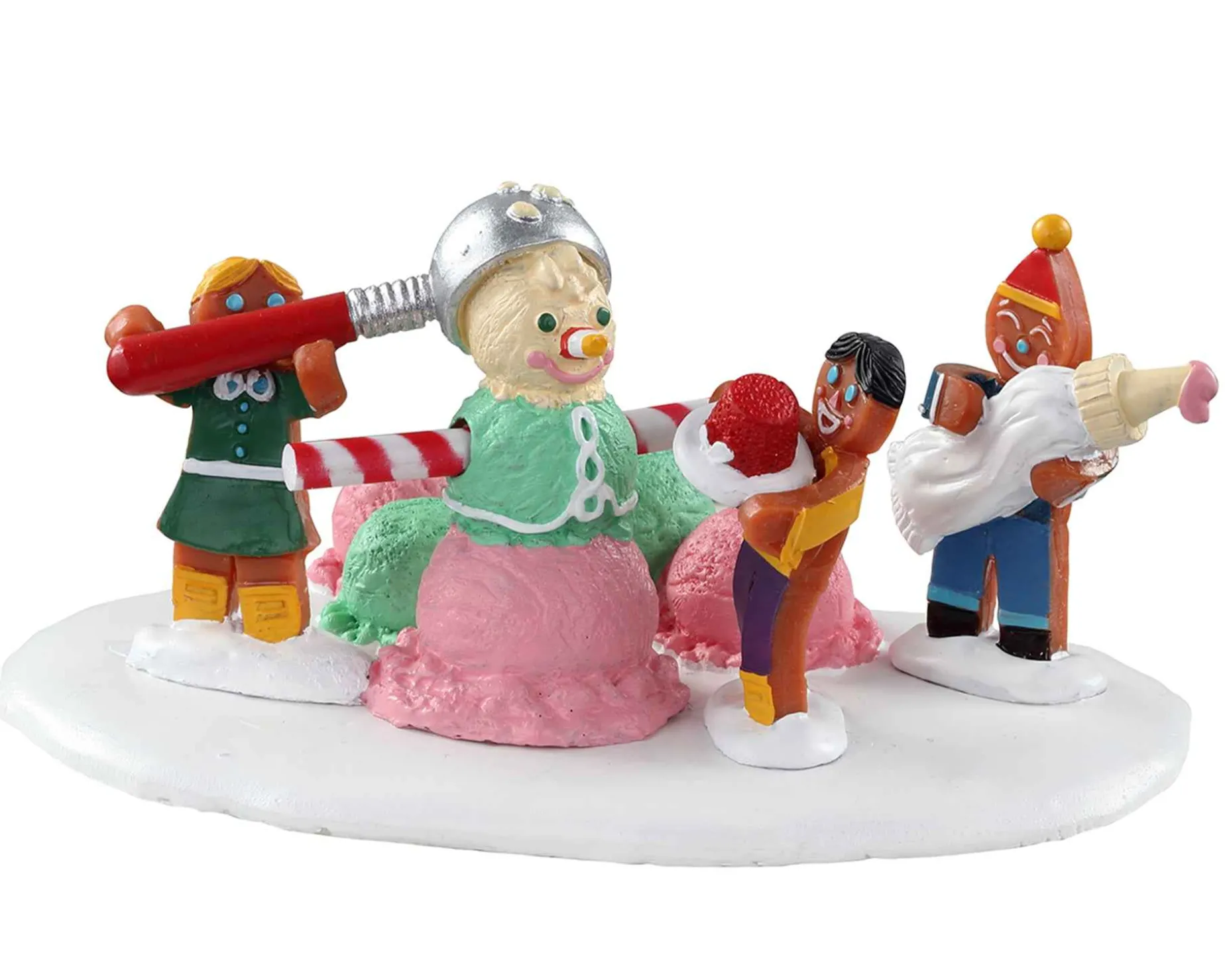Lemax Village Collection Triple Scoop Snowman Table Accent #03532