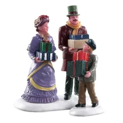 Lemax Village Collection Walking Family, Set Of 2 #82605