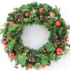 Puleo International 30In St. Nicholas Decorated Wreath In Clear #114-Jx06-30Wc1