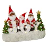 Santa And Snowman Tabletop Sign, Christmas Holiday Decor