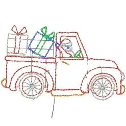 Santa In Truck #Led-Trck