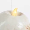 Set Of 4 Floating Halloween Skull Candles With Remote, Timer