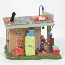 Snow Village Christmas Vacation Selling The Bait Shop #6011426