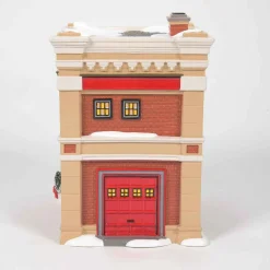 Snow Village Engine 223 Fire House #6011422