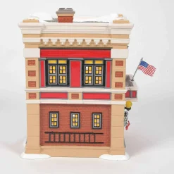 Snow Village Engine 223 Fire House #6011422