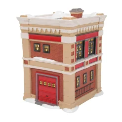 Snow Village Engine 223 Fire House #6011422