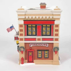 Snow Village Engine 223 Fire House #6011422