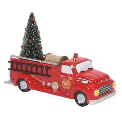 Snow Village Engine 223 Pump Truck #6011432