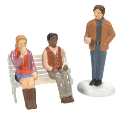 Snow Village Hipsters, Set Of 3 #6011431