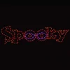Spooky Word Sign #Led-Spooky